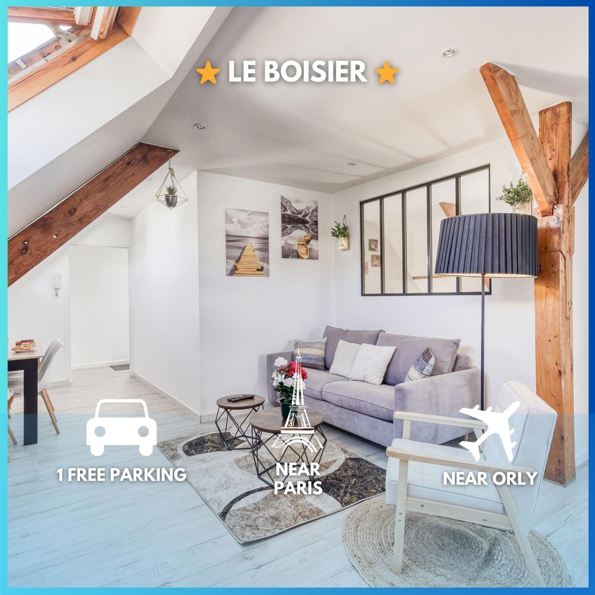 Le Boisier - 3 Min De La Gare Massy Tgv - Cozy Houses Palaiseau Exterior foto